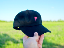 Load image into Gallery viewer, Pink Bolt Dad Hat
